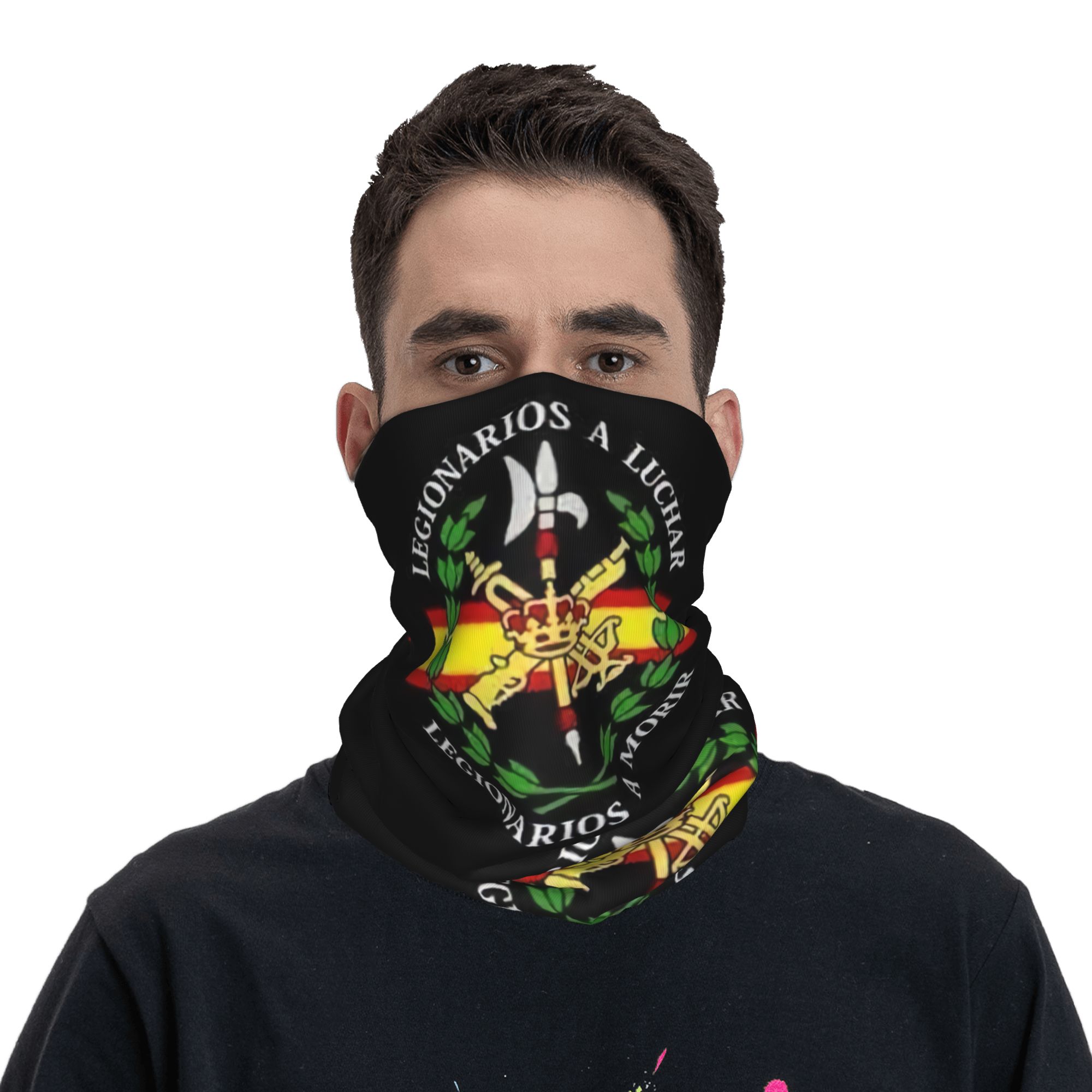 Custom Spanish Legion Bandana  - Neck Gaiter Face Cover review and price