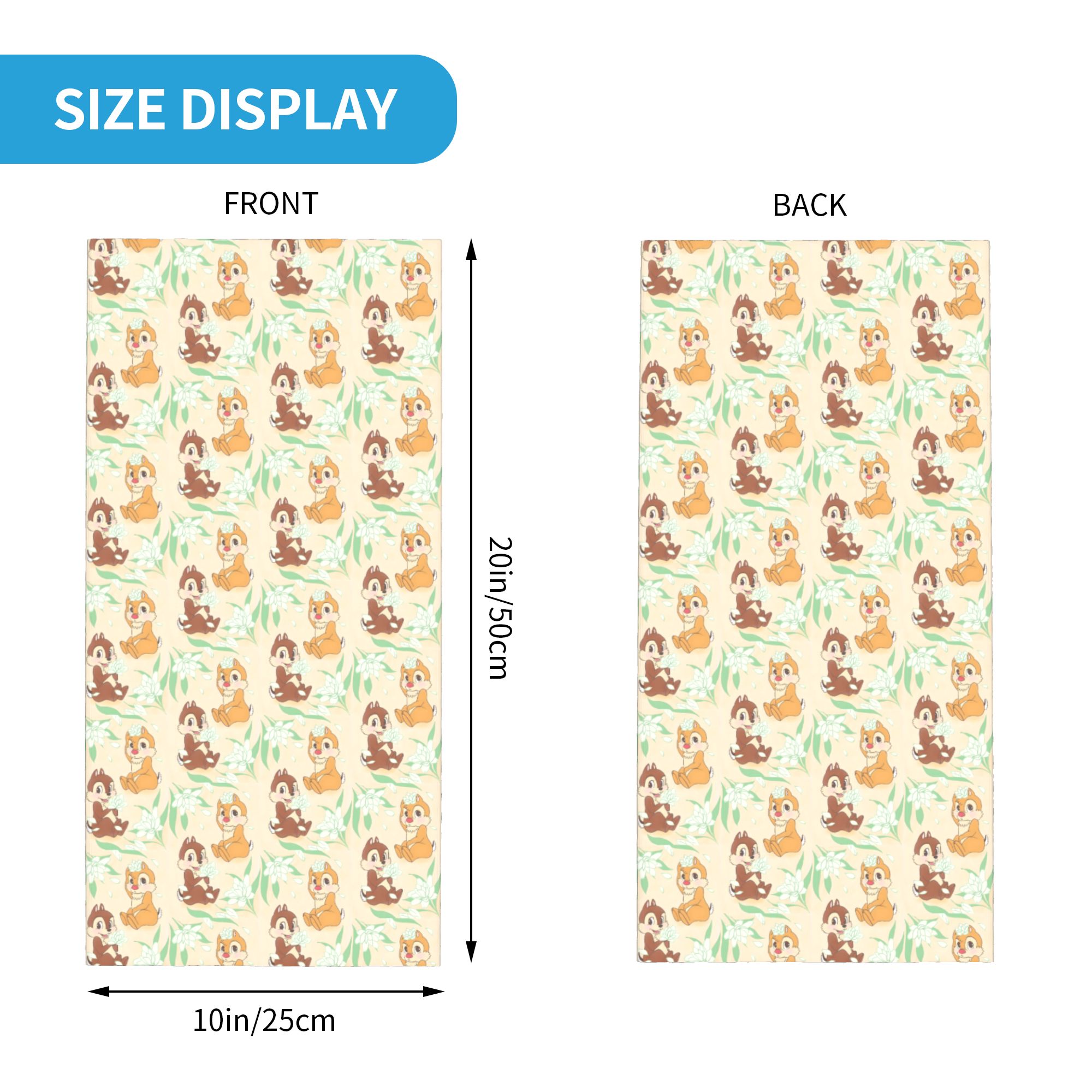 Custom Cute C-Chip And D-Dale  - Neck Gaiter Face Cover review and price