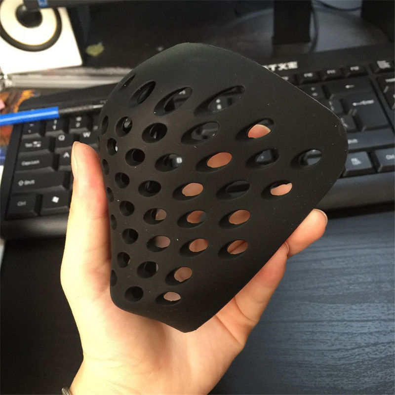 Black Red Silicone Mask Cover  - Silicone Mask Bracket review and price
