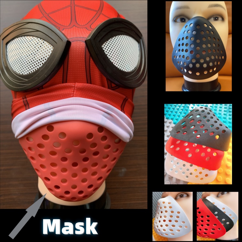HalloweenHalf Face Shell Nose  - Silicone Mask Bracket review and price