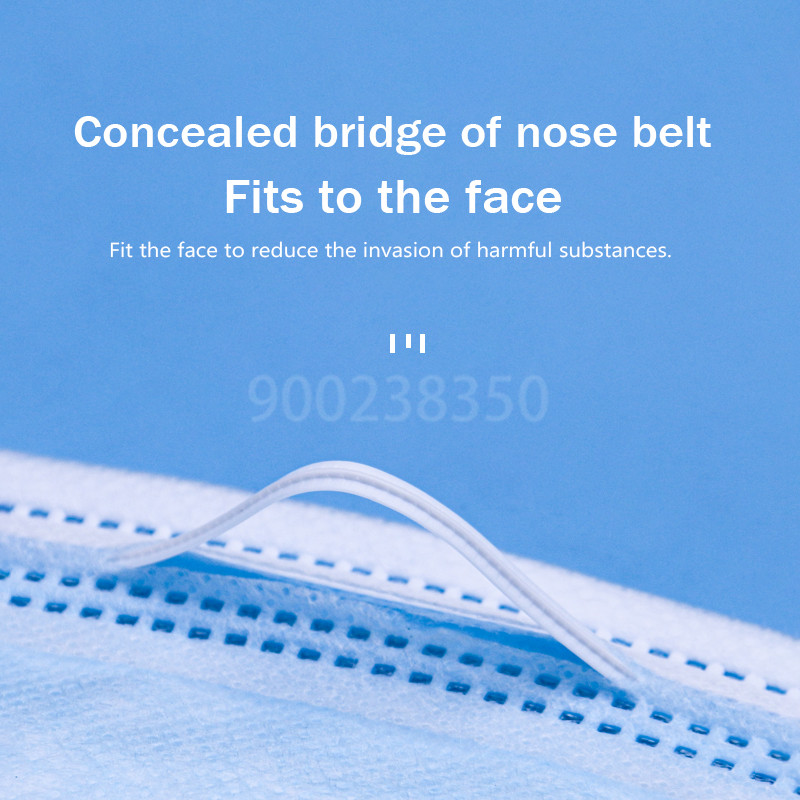 10-500pcs Disposable Adults In - Disposable Mask Blue review and price