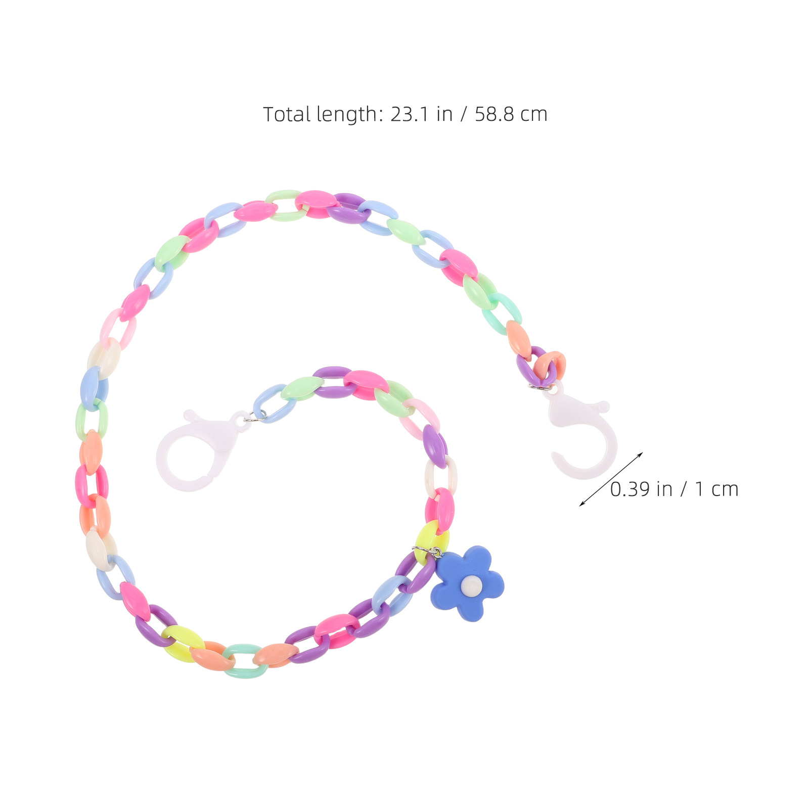 Floral Mask Necklace for Glass - Mask Chain Holder review and price